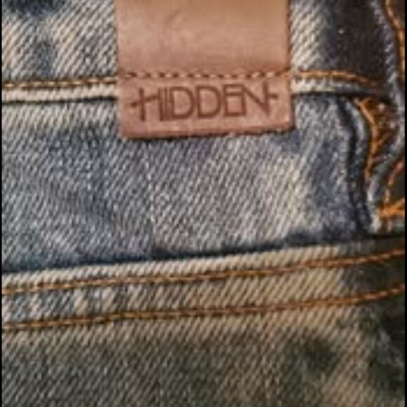 Hidden Denim Jean Skirt - Picture 4 of 6